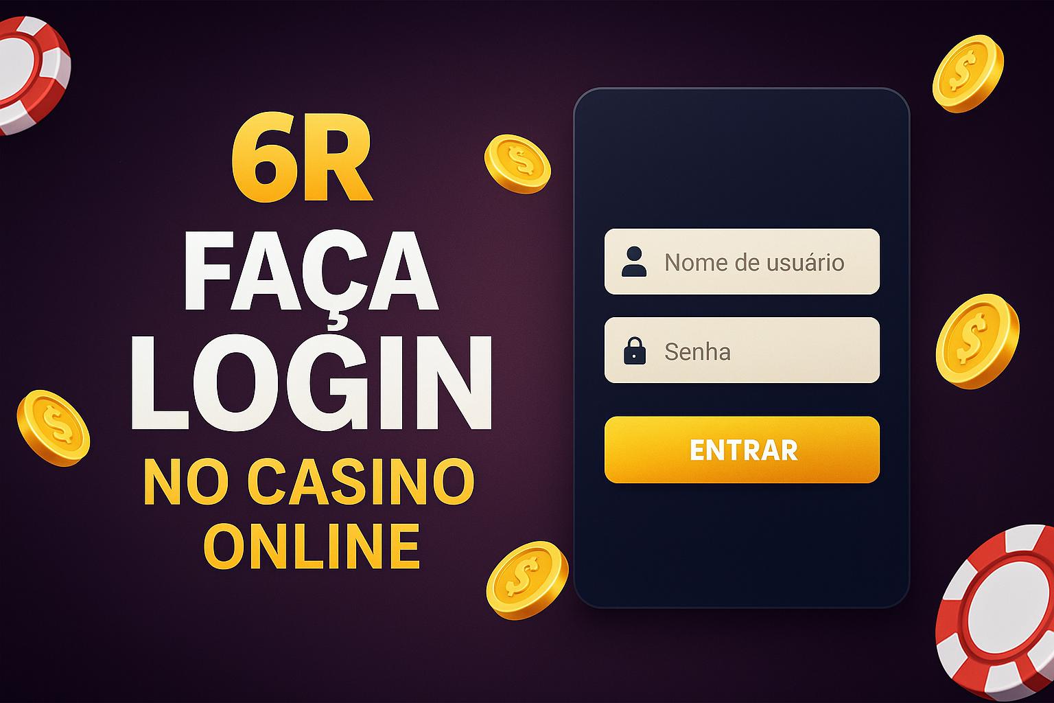 Login no Cassino 6R